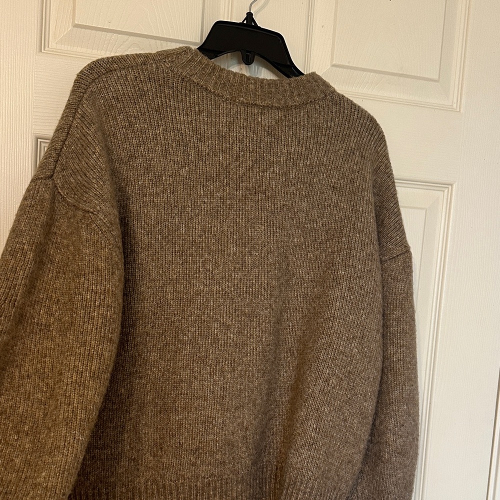 For The Republic Taupe Knit Sweater - Picture 5 of 5
